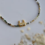 Bracelet tchikita pierres d'Agathe et signe jul 