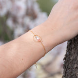 Bracelet anneau cristaux de swarovski argent fiorile creations manege a bijoux